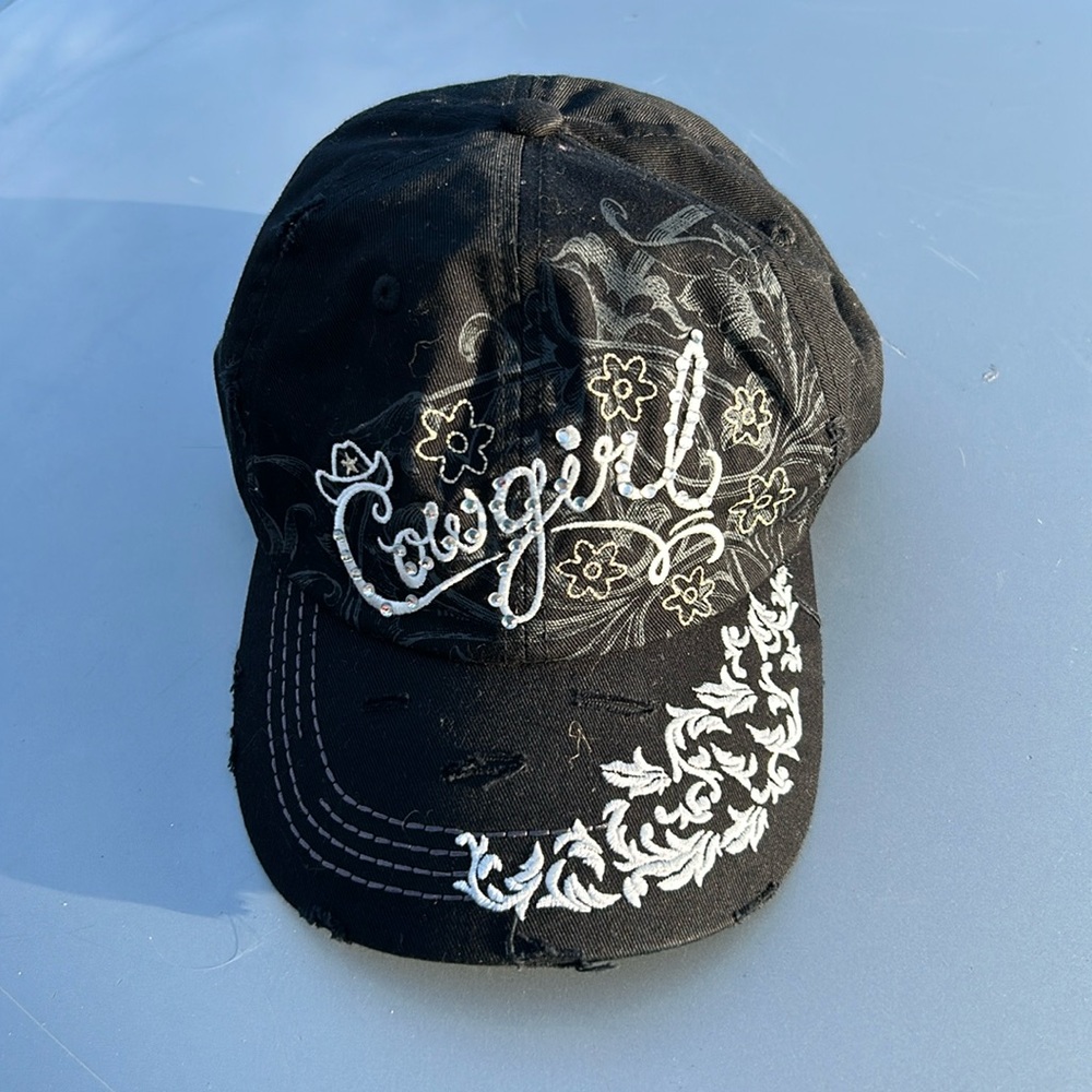 The Alabama Girl “Cowgirl” Embellished Ball Cap